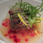 個室和食 紅炉庵 - 【温物】海老芋とフォアグラ（'13.01月より）