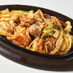 きはちらくはち - Mixホルモン鉄板焼き