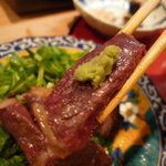 月波 - ☆蝦夷鹿肉も山葵との相性抜群です☆