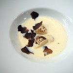 フレンチレストラン・プレジール - 百合根と黒トリュフのスープ◎2009/1