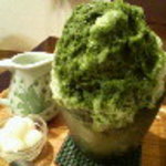 埜庵 - 抹茶700円+白玉100円*2009.01