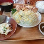 定食酒場 二代目なすび - 唐揚げ定食