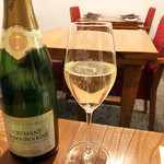 シャンパーニュ お店のご厚意で