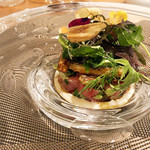 Restaurant Cinq - 4.五島列島の本鮪 牛蒡チップ アボガドタルタル