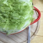 かき氷屋 ミピ - 抹茶みるく ¥500