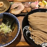 中華蕎麦 とみ田 - つけめん＋特選全部のせトッピング＋心の味焼売