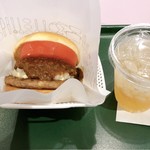 モスバーガー - LINEお友達で、サービスのドリンク♪