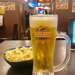 バリヤスサカバ - 二杯目の生ビール税込108円