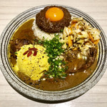 吉田カレー  - ミックス並・豚・アチャール・ポテトサラダ（限定）