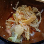 自家製麺 No11 - ラー油投入