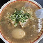 らーめん藤 - ラーメン＋半熟煮たまご♡¥600＋100(税込)