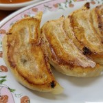 餃子の王将 - まずまずの焼き目