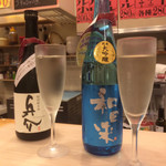 酒のデパートワイン館 - 最初の１杯目の日本酒2種