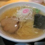 ななふく - 塩ラーメン　ズームアップ