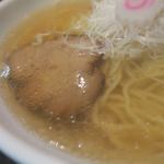 ななふく - 塩ラーメン　ズームアップ