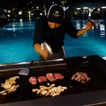 天海 - お次は肉に…