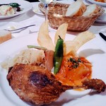 ら・ぴぇにゅ - バルバリー産鴨モモ肉 パリパリ焼きコンフィー