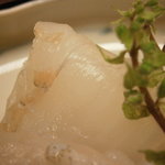 割烹 喜作 - お造り　青森鮃　アップ