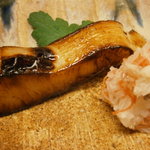 割烹 喜作 - 焼き魚　マナガツオ西京焼き、なます