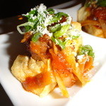 ｍｉｔｒａ⇒mitra - ボロネーゼソース・薄切りごぼうの揚げ豆腐