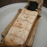 割烹 喜作 - お土産にして頂いたハラスご飯　昆布も