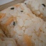 割烹 喜作 - お土産にして頂いたハラスご飯　アップ