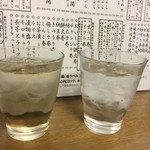 成田家 - 田苑ゴールド水割り 和らぎ水