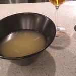 欣喜 - 冬瓜と干し海老のスープと紹興酒みたいな日本酒