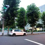 地球の中華そば - 文化体育館近くのパーキングメーター(お店まで徒歩5分くらい) 60分300円