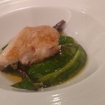 欣喜 - 大山鶏のレモンソースがけ