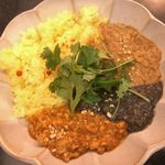 他力本願寺咖哩 - 「三種のキーマカレー」500円