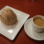 パティスリー プレジール - エスプレッソと一緒にいただきました