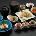 洗心寮 - ゆばおぼろ月@1,680込　比叡ゆばを使用した湯葉料理。