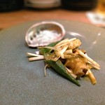 東京チャイニーズ 一凛 - アワビの肝炒め