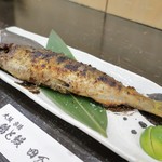 鶏と鰻 四万十家 - 四万十鮎の塩焼き