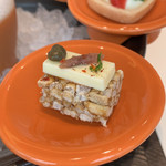 ナベノ-イズム - 雷おこし古代/シャラントポワトゥーバター
      スペイン産アンチョビ/シチリア産ケッパー
      かんずり/すだち