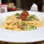 トリワイン ＰＩＫＯＳＨＨＨＵ - 玉ひものカルボナーラ