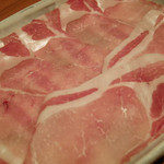 Shabu Zenshiwa - 豚しゃぶ用のロース肉