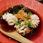 Hakkaigushi - 真鱈の白子ポン酢 980円