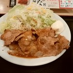 Matsuya - 豚肩ロースの生姜焼定食