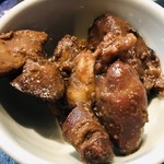 家庭の味 傳 - おまかせ おつまみ5品+飲み物2杯セットのおつまみ(鶏レバー)