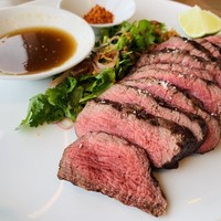 Longrain Tokyo - 牛ハラミのステーキ。