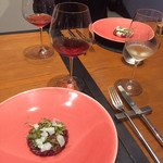 ristorante misola - 馬肉と桃ピクルスのタルタル