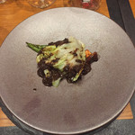 ristorante misola - 鳩のロースト 赤ワインとベッキオサンペリ 内臓ソース