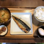 あわくら温泉元湯 - 魚焼き定食