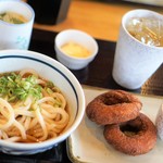 釜揚げうどん　小塚屋 - これだけ付いて480円