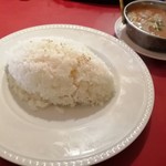 カマナ - ランチのライスとカレー