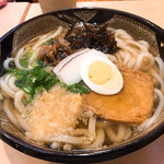 ぶっかけ亭本舗 ふるいち - 暖かい出汁タイプ きざみうどん大盛り（税込 650円）