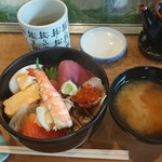 亀八鮨 - ランチちらし￥980-