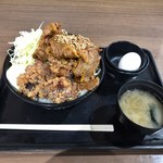 伝説のすた丼屋 - 合盛り丼